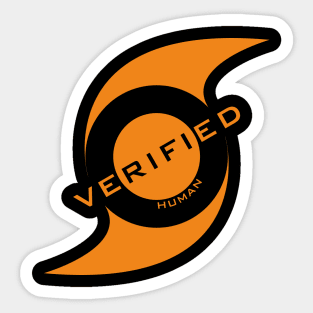 Verified Human Sticker